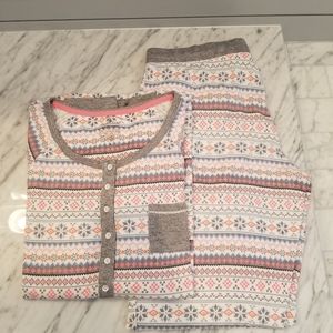 Cuddl Duds Pajama Set Size Small